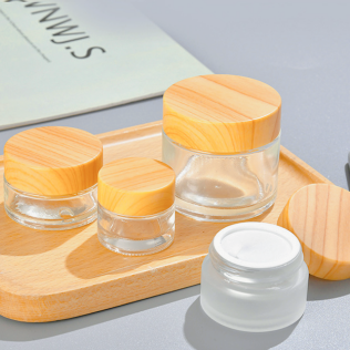 45ml Transparent Cream Bottle Cosmetic Bottle Glass Bottle