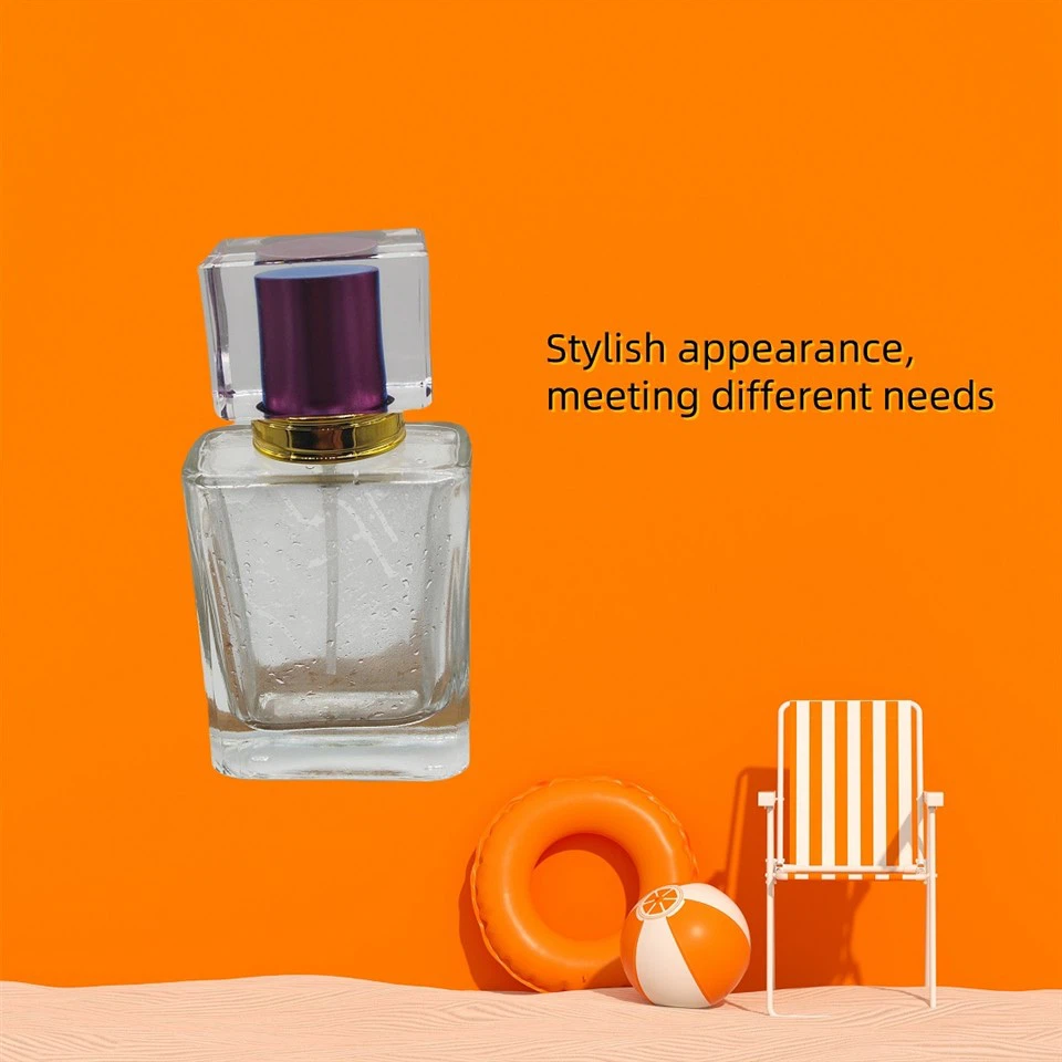 50ml Płaski kwadratowy flakon perfum